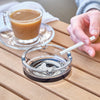 Crystalia Glass Ashtrays for Cigarettes